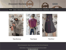 Tablet Screenshot of diggorybrown.com
